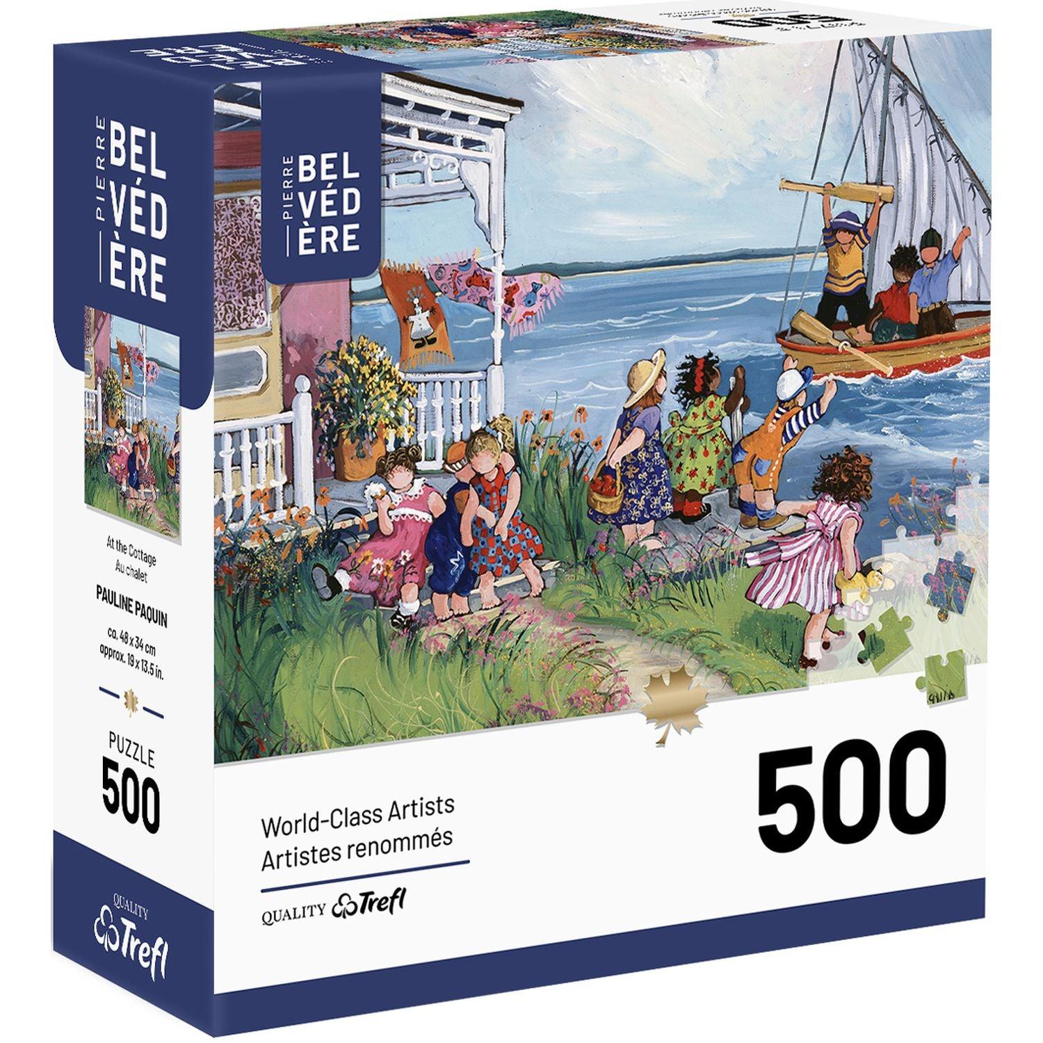 Trefl - P. Paquin au chalet (Jigsaw Puzzle 500 pièces)
