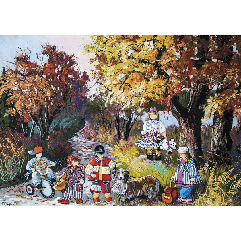 Trefl - P Paquin Walking The Dog (500-Piece Puzzle)