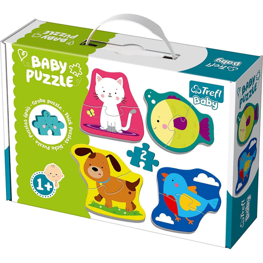 Trefl - Puzzle 4x2: Little Animals