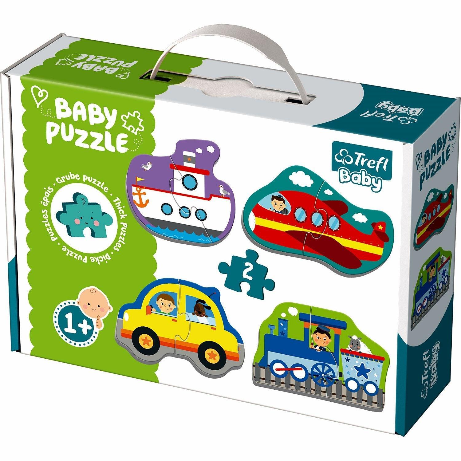 Trefl - Puzzle 4x2: Vehicles - Transport