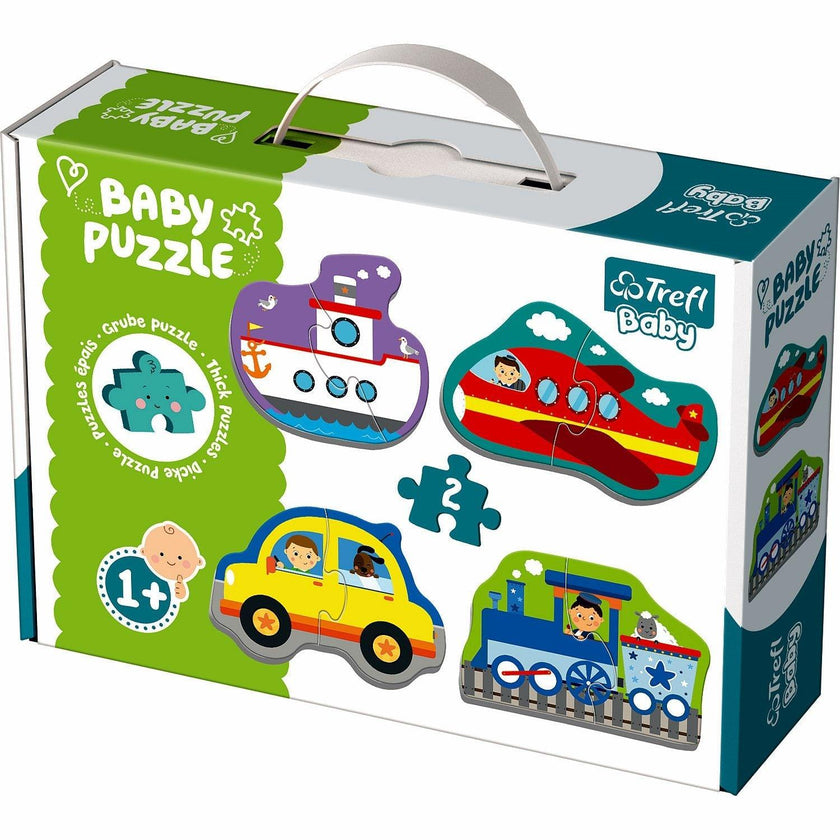 Trefl - Puzzle 4x2: Vehicles - Transport