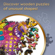 Trefl - Puzzle - Colorful Cat - Wooden - 1000Pc