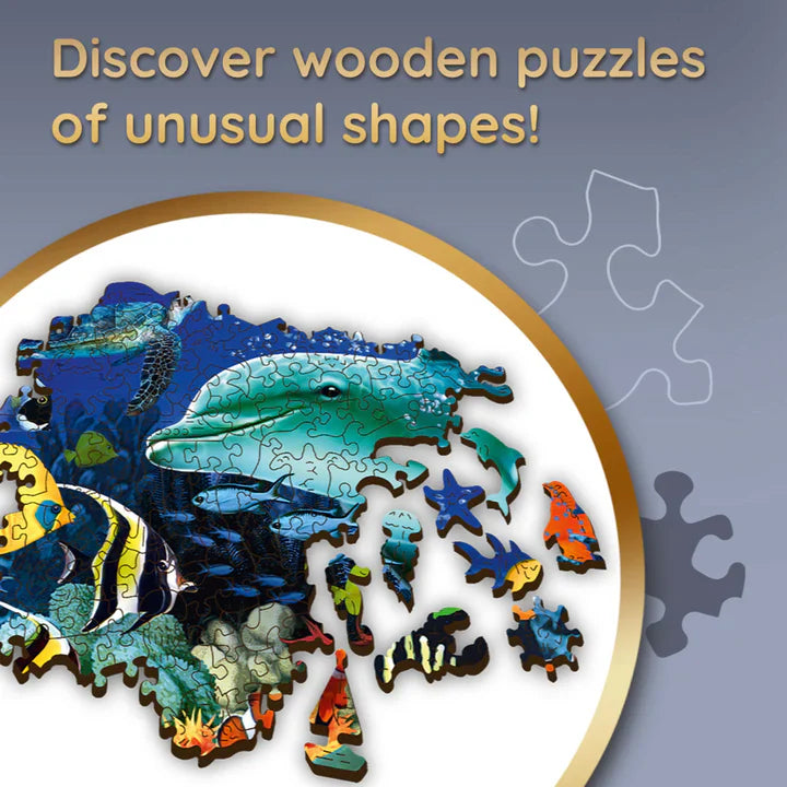 Trefl - Puzzle - Sea Life - Wooden Puzzle - 500Pc