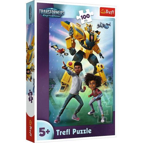 Trefl - Puzzle - L'équipe des Transformers - 100 pièces