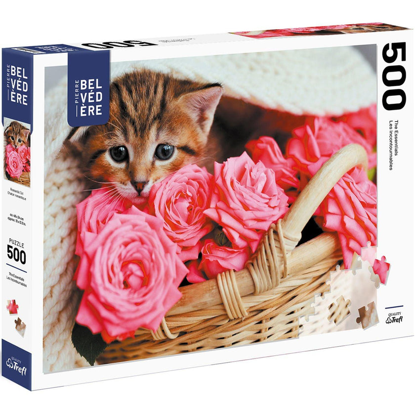 Trefl - Romantic Cat (500-Piece Puzzle)