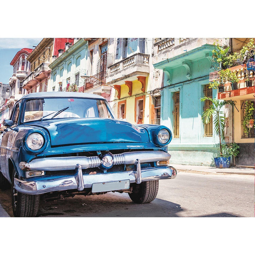 Trefl - La voiture bleue (puzzle de 500 pièces)