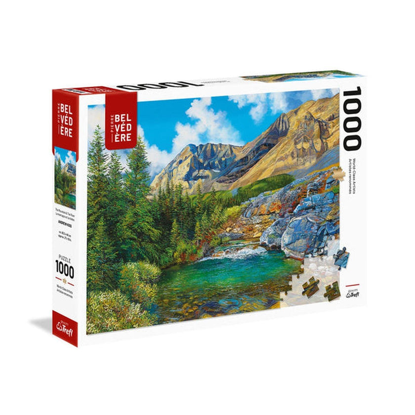 Trefl - The Mountain & The River - AKiss (1000-Piece Puzzle)