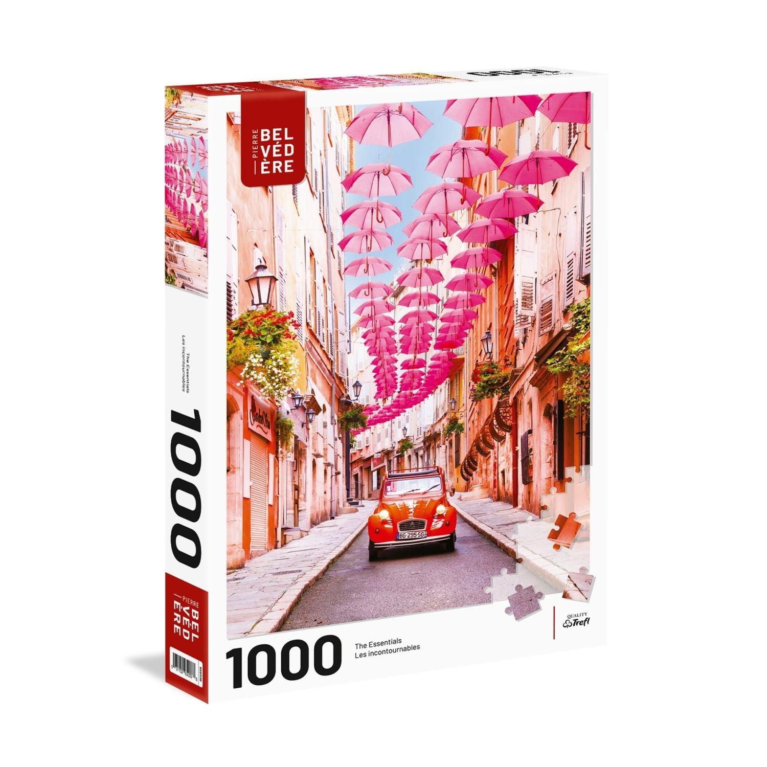 Trefl - The Pink Umbrellas (1000-Piece Puzzle)