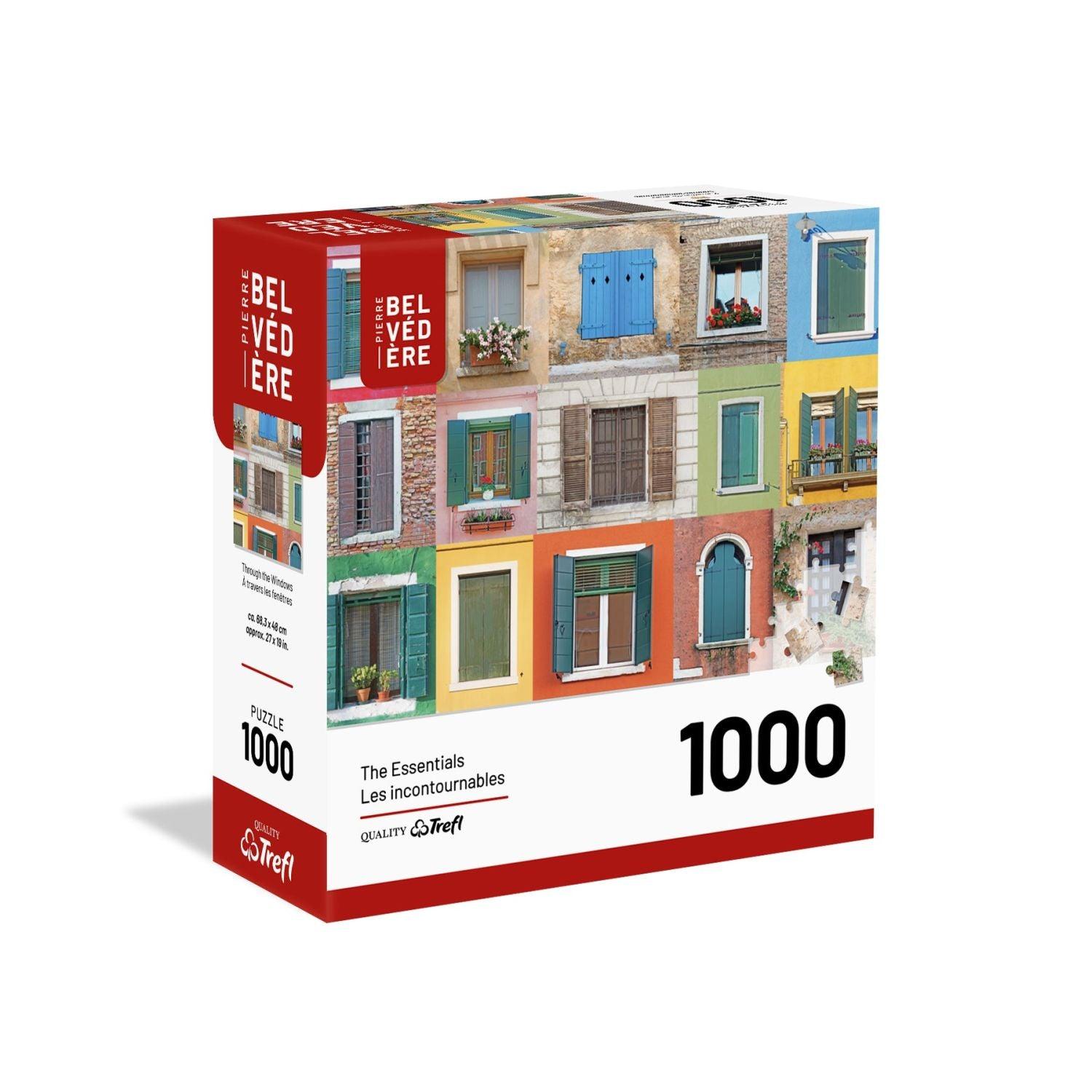 Trefl - Through The Windows (1000-Piece Puzzle)