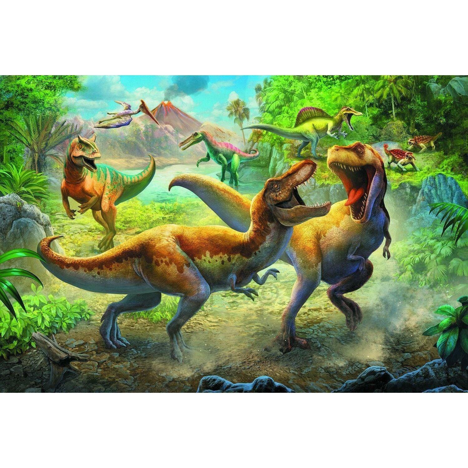 Trefl - Tyrannosaurus Fighting (160-Piece Puzzle)