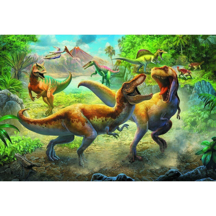 Trefl - Tyrannosaurus Fighting (160-Piece Puzzle)