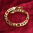 Trend Necklace Silver Painted 18k gold 8MM
