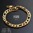 Trend Necklace Silver Painted 18k gold 8MM
