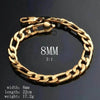 Trend Necklace Silver Painted 18k gold 8MM