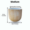 Trevi Cement Planter (Multiple Sizes)