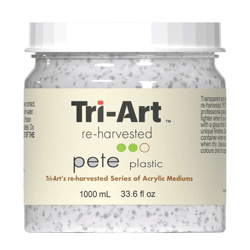 Tri-Art Mediums - Re-harvested Pete Plastic