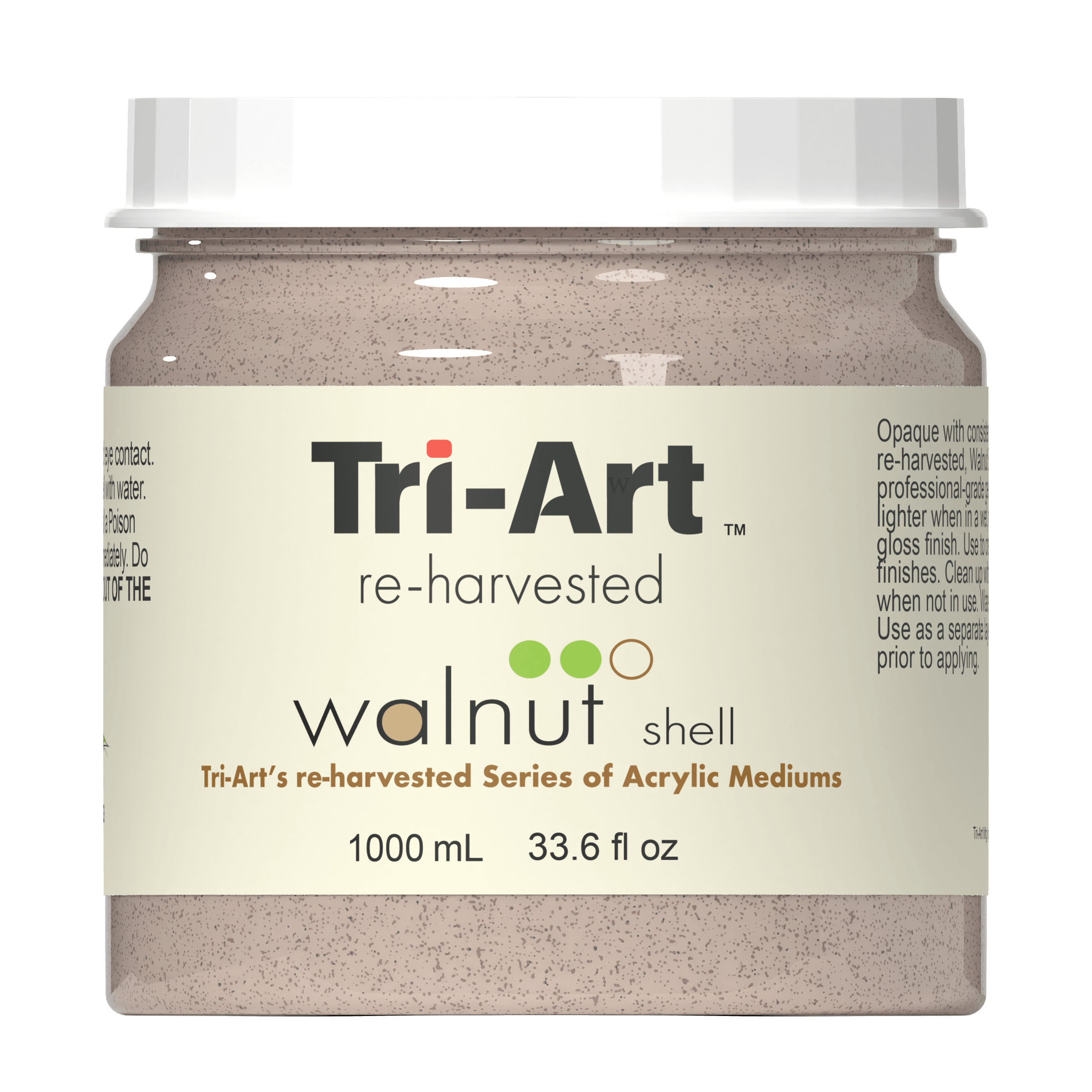 Tri-Art Mediums - Re-harvested Walnut Shell