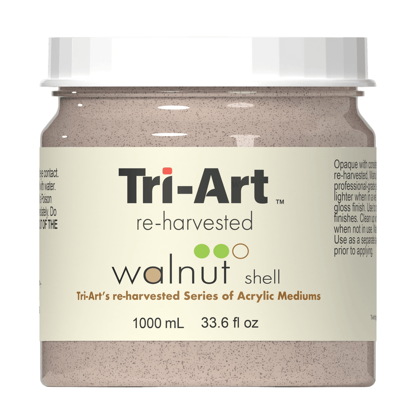 Tri-Art Mediums - Re-harvested Walnut Shell