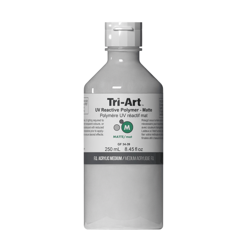 Tri-Art Acrylic Mediums - UV Reactive Polymer Matte