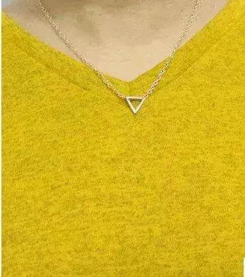 Triangle necklace