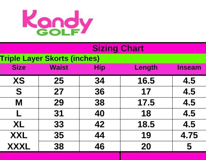 2025 Assorted Triple Layer Skorts