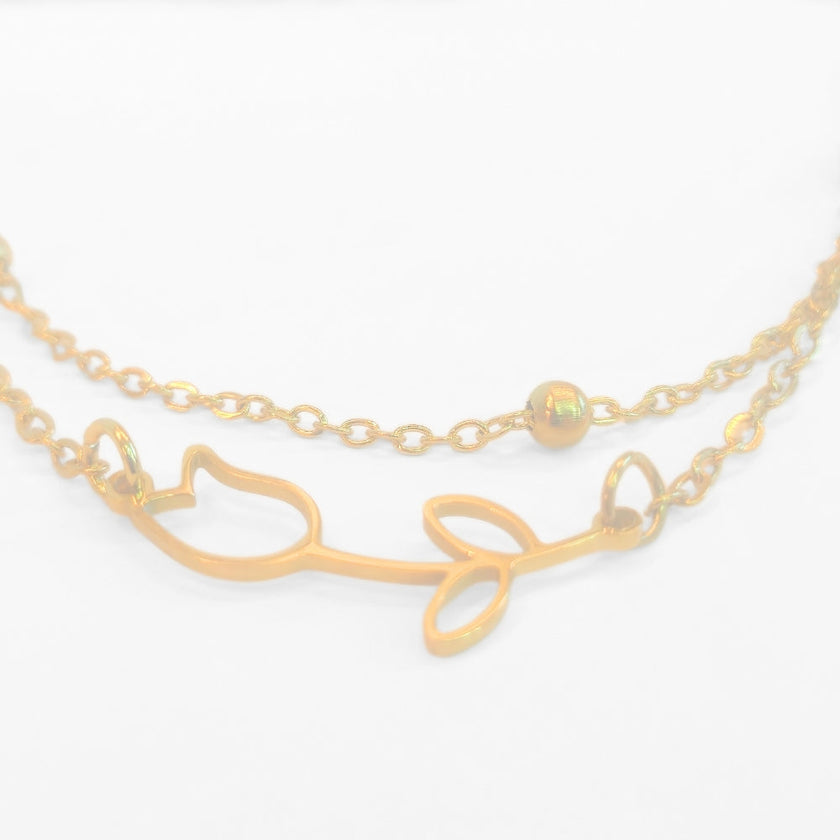 Tulip Anklet (Gold)
