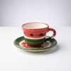 Watermelon Helweh Coffee Cups Set | Handmade Palestinian Ceramics