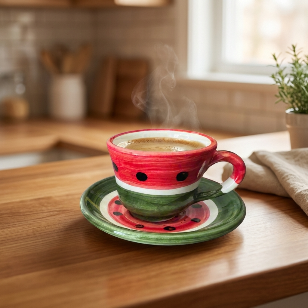 Watermelon Coffee Cup Set - Helweh