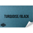 NO ADHESIVE TURQUOISE/BLACK HYDBOND LEATHERETTE SHEET (12