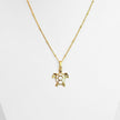 Golden Bohemian White Turtle | Necklace