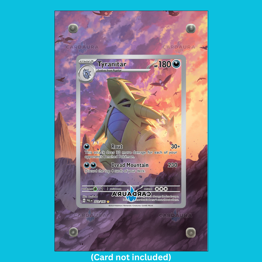 Tyranitar 222/193 Paldea Evolved (Ungraded) Display Case