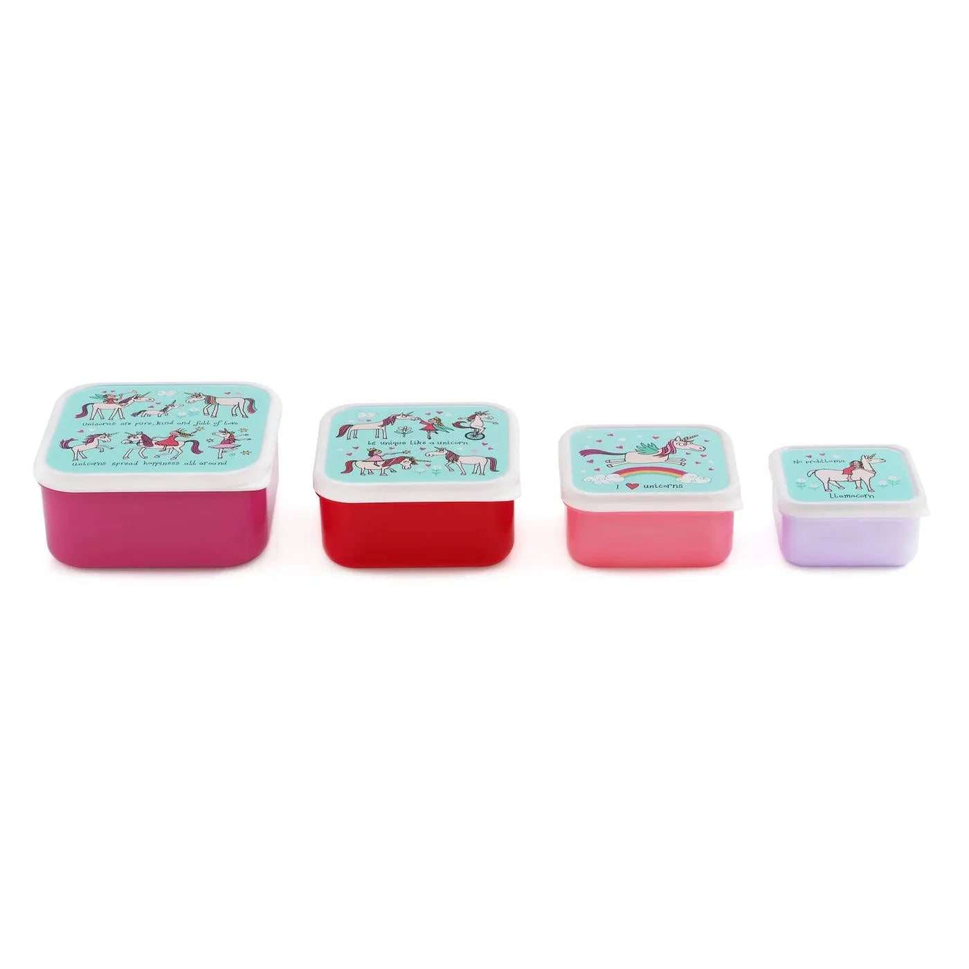 Tyrrell Katz - Snack Boxes 4/St Unicorn