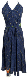 PRC6168 Avatar Pure Silk Maxi Dress with Belt