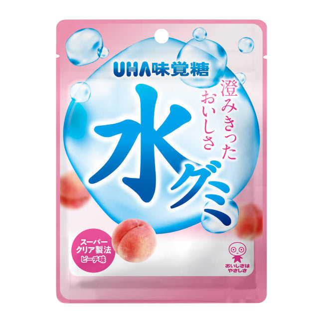 UHA Mikakuto Water Gummy Peach (40G)