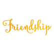 Ultimate Crafts Hotfoil Stamp - Friendship