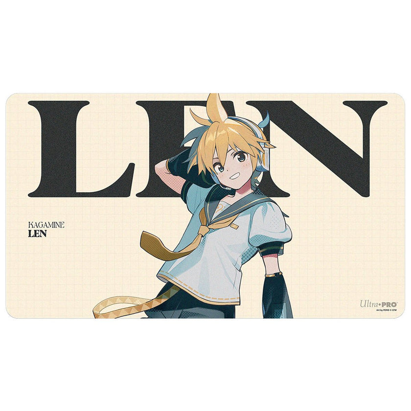 Ultra Pro - Hatsune Miku - Retro Soundscapes: Len Playmat