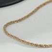 ULYANA: Rope Chain Gold Necklace - 28 Inches