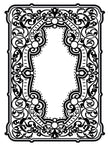 Creative Expressions Jennifer's Frame Pre Cut Stamp
