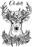 Creative Expressions Designer Boutique Flower King 6 in x 4 in Stamp Set