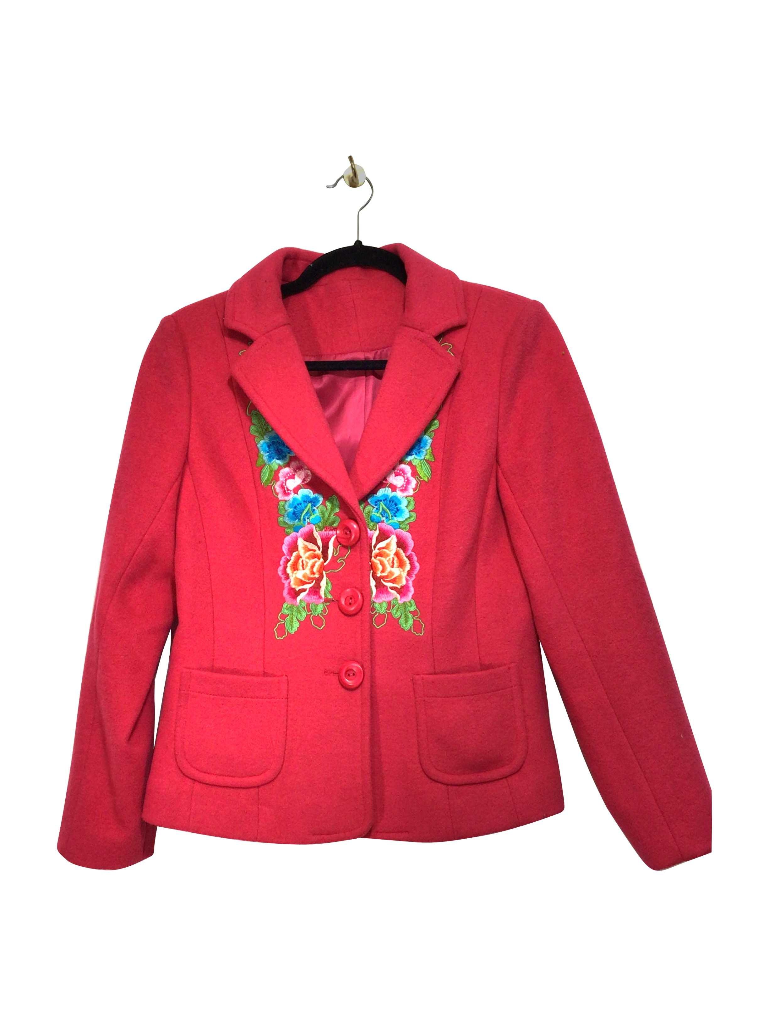 UNBRANDED Regular fit Coat in Pink  -  S