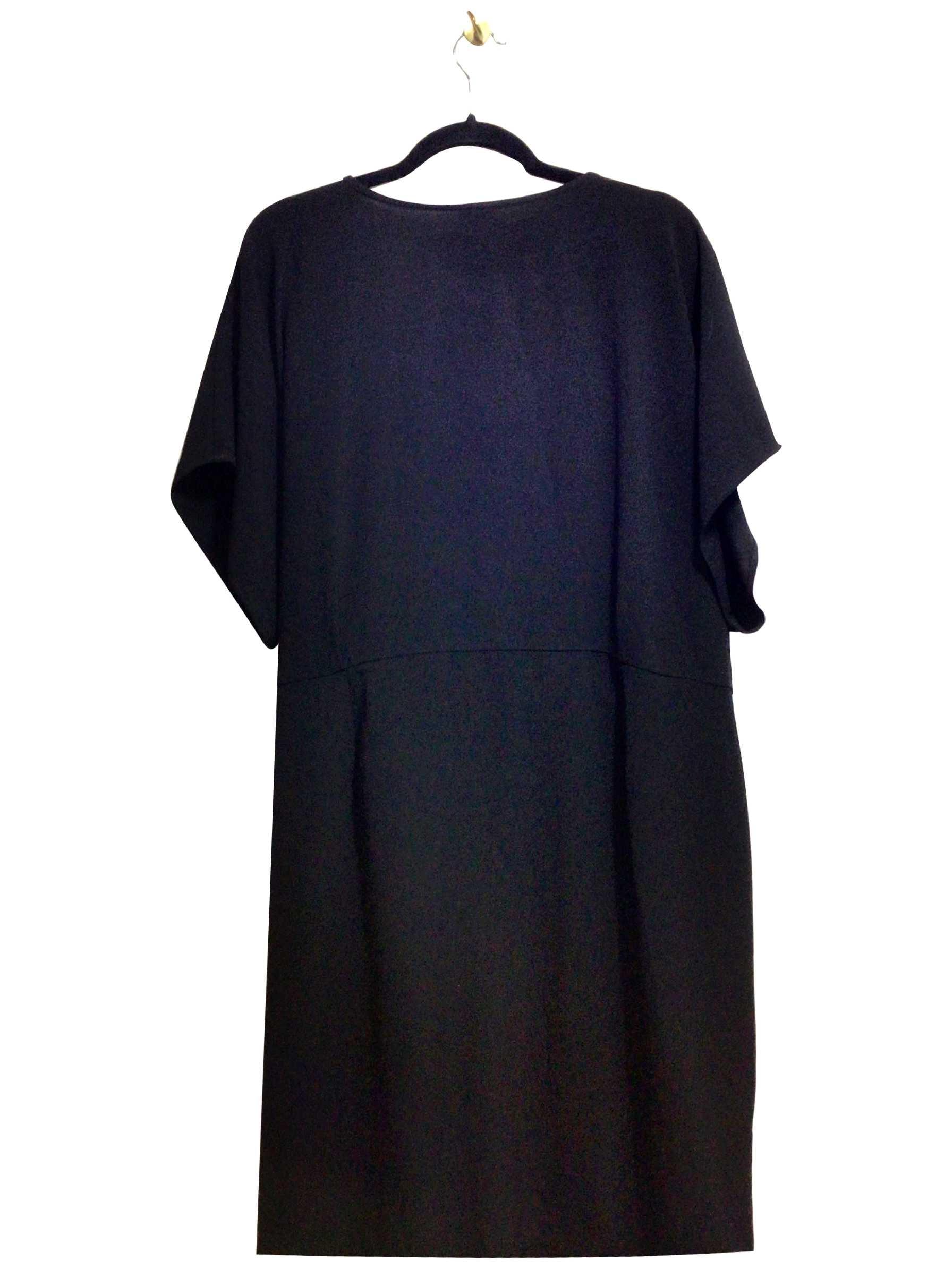UNBRANDED Regular fit Midi Dress in Black  -  3X