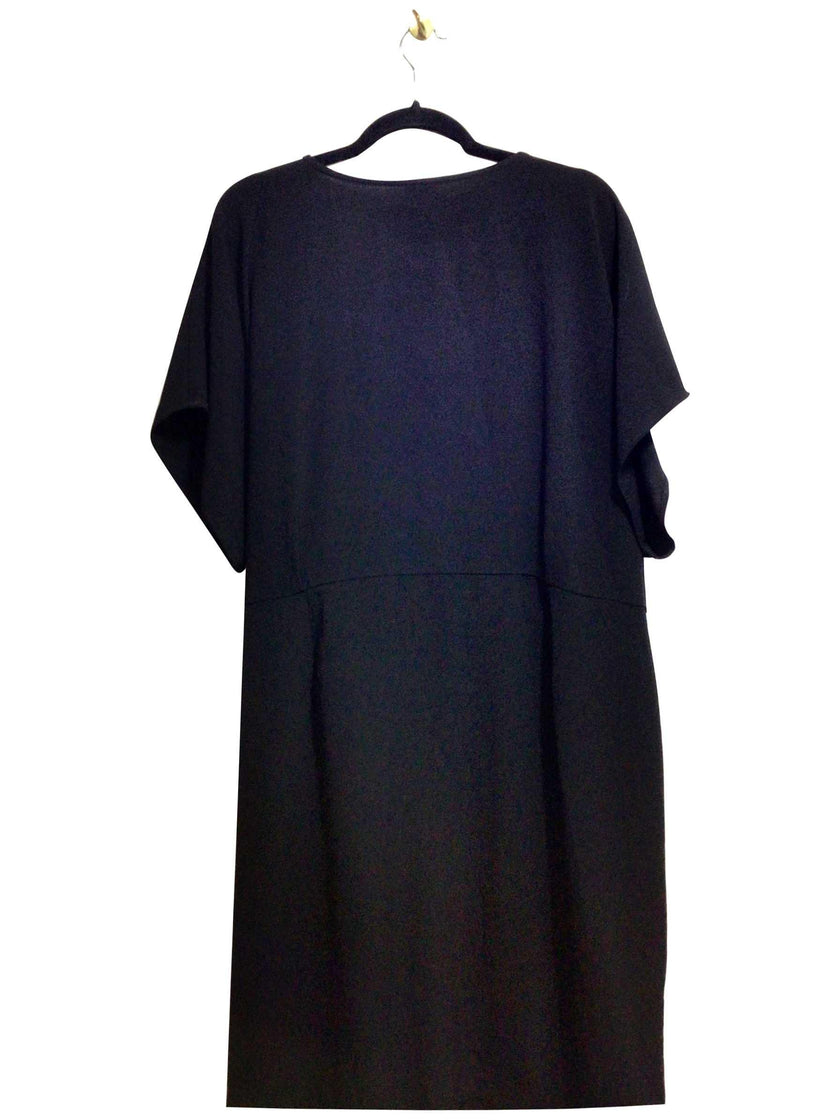 UNBRANDED Regular fit Midi Dress in Black  -  3X