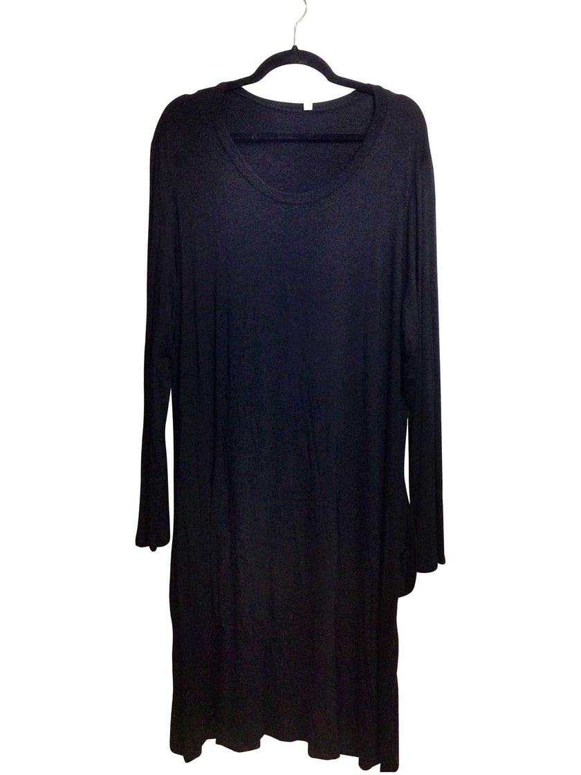 UNBRANDED Regular fit Midi Dress in Black  -  3X