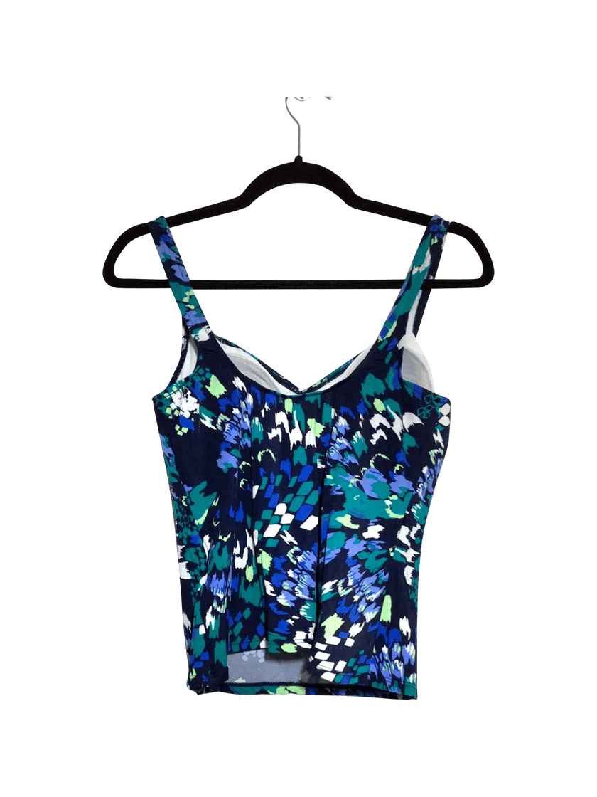UNBRANDED Regular fit Tankini Swimsuit in Blue  -  M