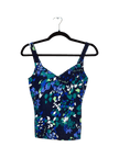 UNBRANDED Regular fit Tankini Swimsuit in Blue  -  M