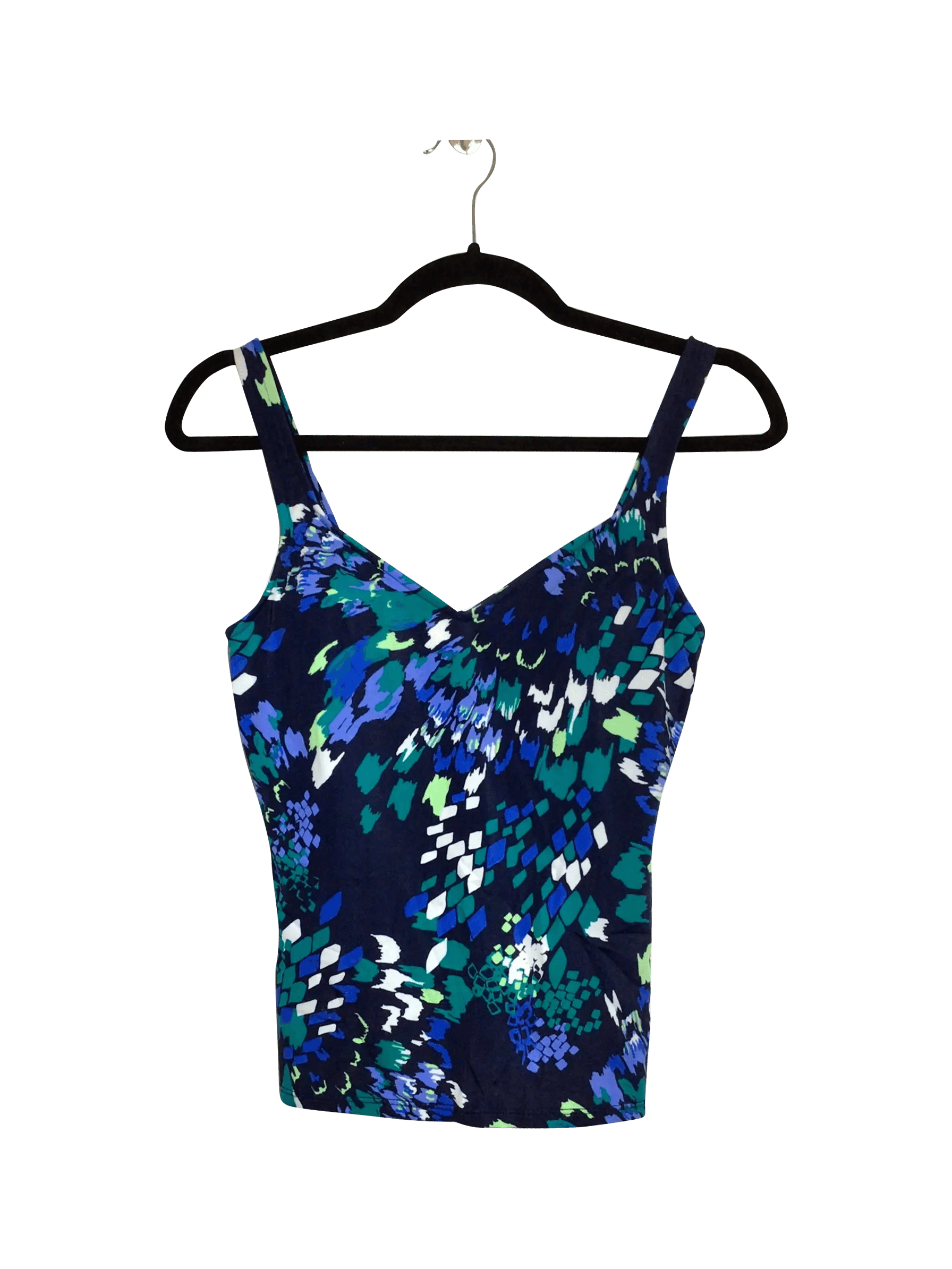UNBRANDED Regular fit Tankini Swimsuit in Blue  -  M