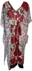 PRG6367 Sheer Avatar Pure Silk Maxi Kaftan