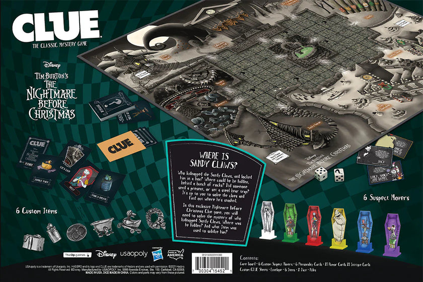 USAopoly - Clue - Disney Nightmare Before Christmas