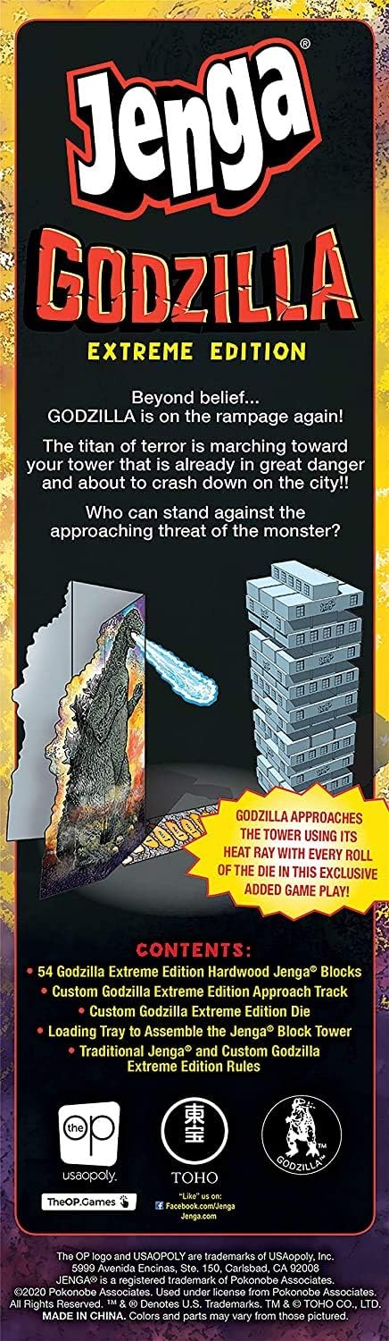 USAopoly - Jenga - Godzilla