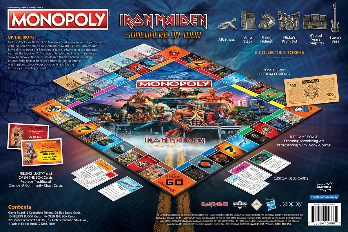USAopoly - Monopoly - Iron Maiden